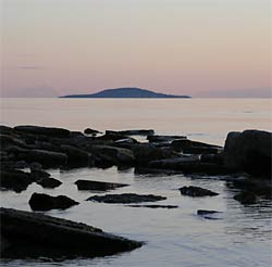 Blå Jungfrun set fra Öland