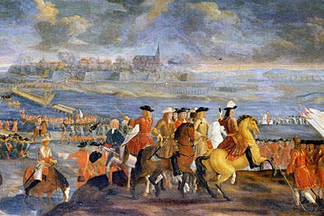 stormen på fæstningen i Kristianstad 1676 under Den skånske krig