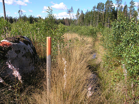 På mountainbike på Utvandrerleden På mountainbike på Utvandrerleden
