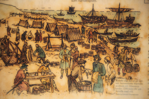 I 1300-tallet lå der en handelsby ved Kapelludden på Øland