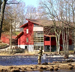 Laxens Hus ved Mörrumsån i Blekinge