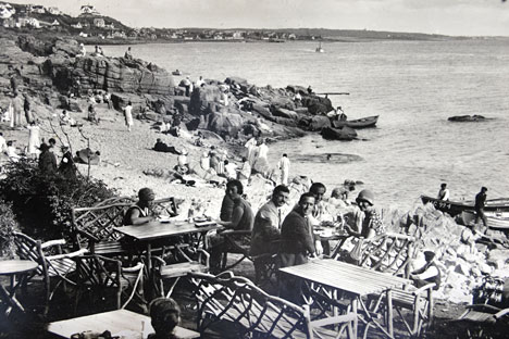 Caféen i Ransvik i 1920'erne