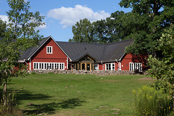 Naturum og café ved nationalparkens indgang i Skäralid