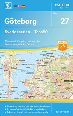Göteborg Sverigeserien - Topo50 - blad 27