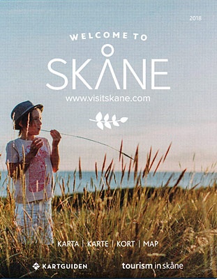 Kort over Skåne