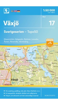 Växjö Sverigeserien - Topo50 - blad 17