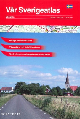 Sverigeatlas med spiralryg