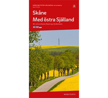 Kort over Skåne og det østlige Sjælland
