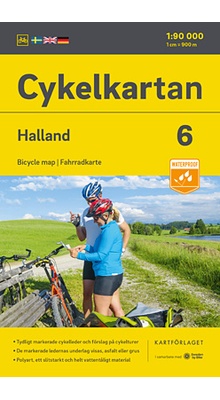 Cykelkartan 6 - Halland midt