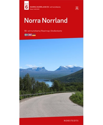 Norra Norrland Bil- & Turistkort. Blad 6