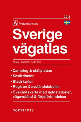 Motormännens Sverige vägatlas 2018