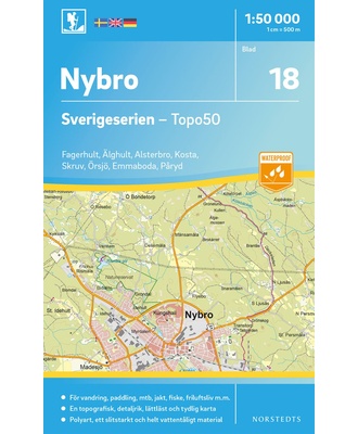 Nybro Sverigeserien - Topo50 - blad 18