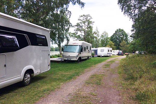 Odensvi camping ved Kyrksjön