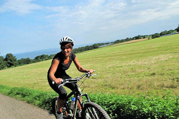 Mountainbike mtb på Hallandsåsen i Sverige Mountainbike mtb på Hallandsåsen i Sverige