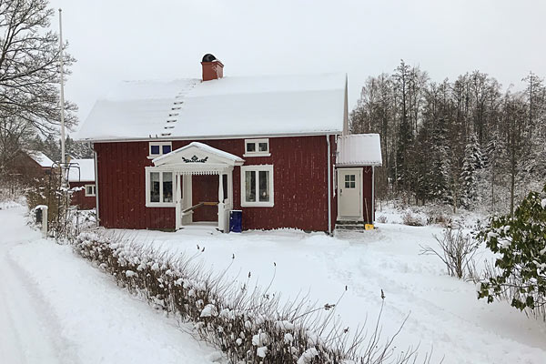 Hytte i Halland – vinter