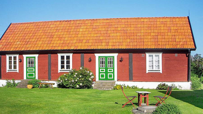 Sommerhus midt på Øland til 10 personer