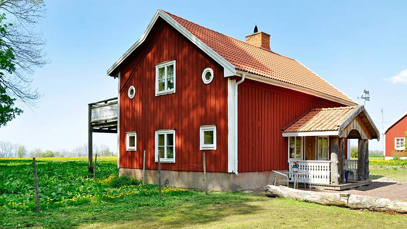 Hyggeligt sommerhus ved Vättern til 8 personer