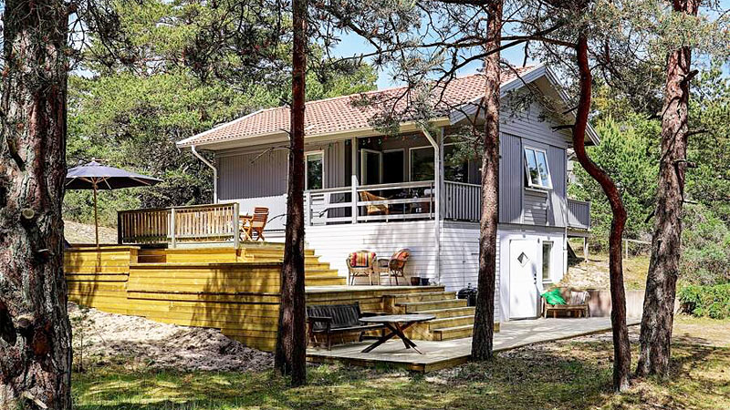 Sommerhus til 10 personer ved stranden i Yngsjö, Skåne