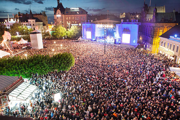Malmøfestivalen er en uge med musik, teater, kunst mv.