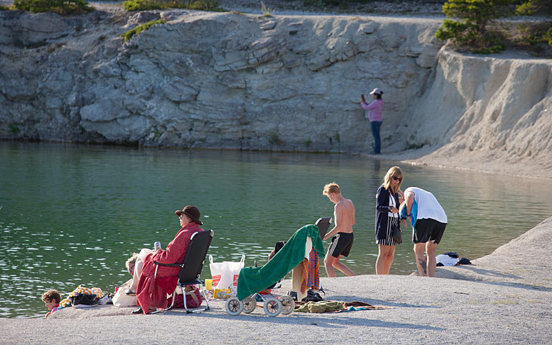 Den blå lagune på Gotland