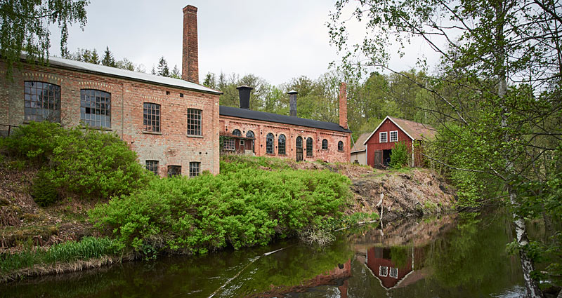 Ebbamåla Bruk ligger ved Mörrumsån