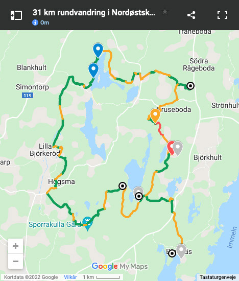 31 km udfordrende rundvandring