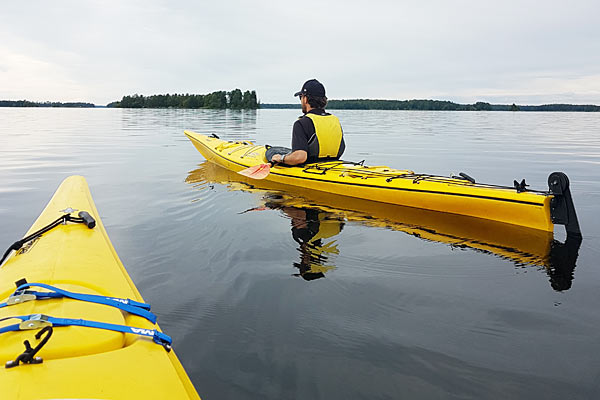 Kajaktur i Nationalpark Åsnen