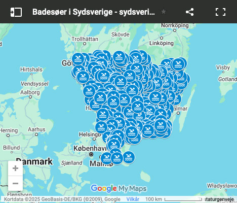 Badesøer i Sydsverige