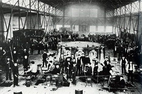 Kosta glashytte omkring 1910 Kosta glashytte omkring 1910