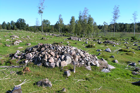 På mountainbike på Utvandrarleden