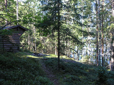 På mountainbike på Utvandrerleden