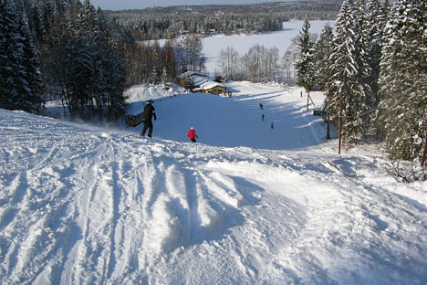Alpin ski på Dackestupet i Virserum Alpin ski på Dackestupet i Virserum