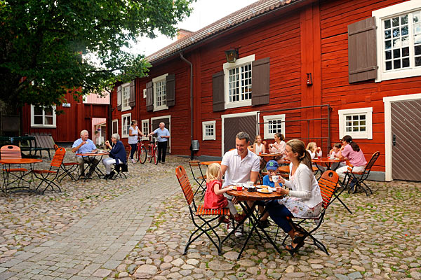 Krusagården med det gamle gårdmiljø