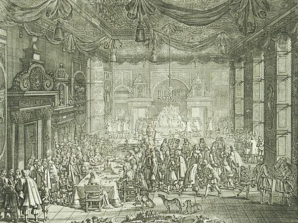 Fredstaffel på Frederiksborg Slot 3. marts 1658