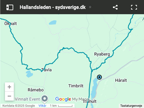 Vandreruten gennem Halland