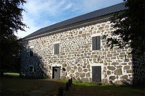 Det gamle havremagasin på Herrevadskloster er opført 1816-1819