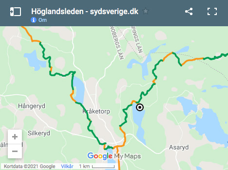 Vandreruten Höglandsleden