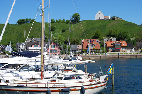 Lystsejlere i Sankt Ibb, Ven, Sverige Lystsejlere i Sankt Ibb, Ven, Sverige