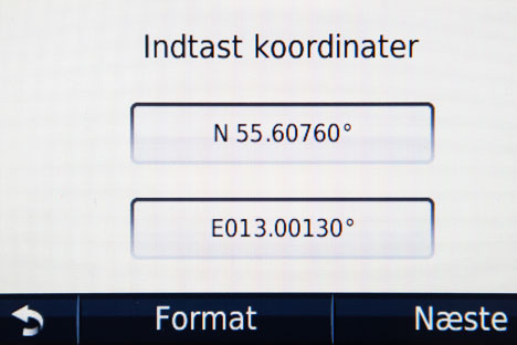 Indstil din GPS Indstil din GPS