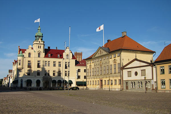 Stortorget med Calmar Stadshotell