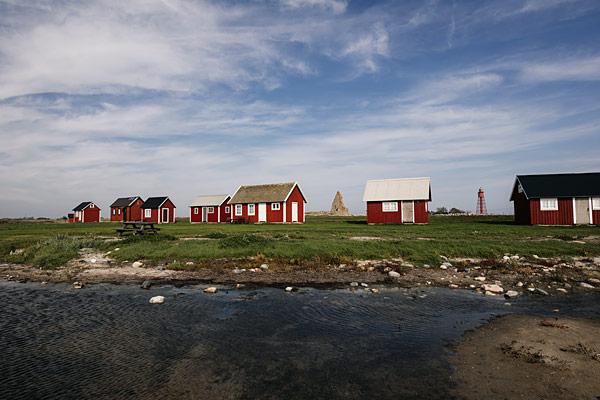 Kapelludden: gamle fiskerhytter omdannet til turisthytter