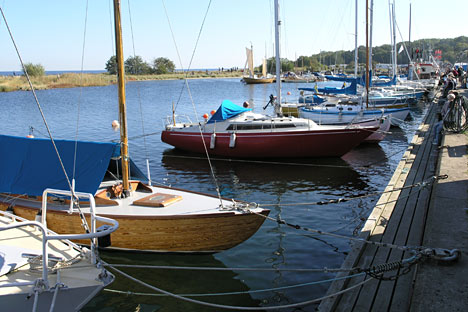 Lystbådehavnen i Kivik