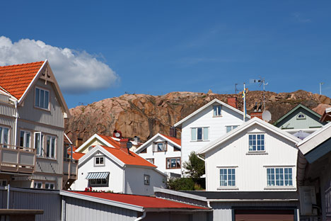 Skærgården Lysekil i Bohuslän nord for Göteborg