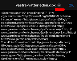 Klik på den vedhæftede GPX-fil Klik på den vedhæftede GPX-fil