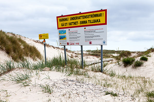 Pas på de farlige strømme ud for Sandhammaren