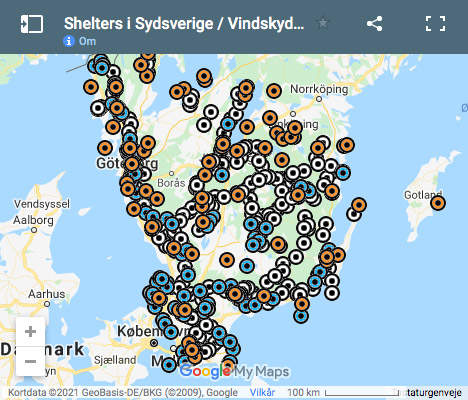 Shelters I Sydsverige