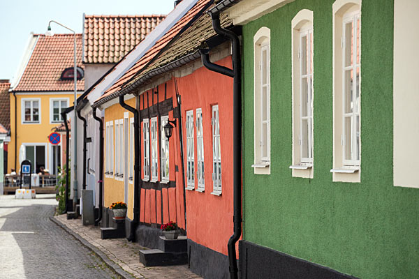 Middelalderbyens små gader er bevaret