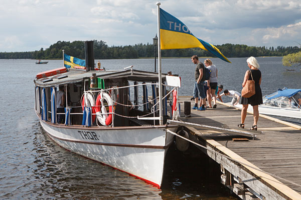 Dampskibet Thor på Helgasjön