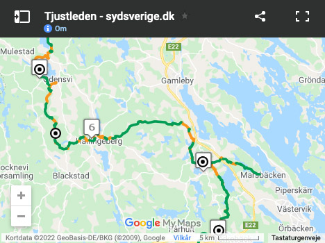 Etaper på Tjustleden