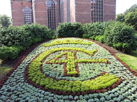 Christian 4. monogram foran Heliga Trefaldighetskyrkan, Kristianstad